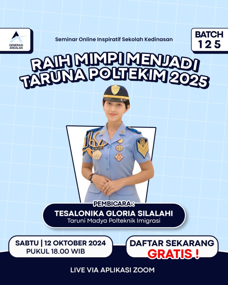 Webinar Gratis Batch 125 – Generasi Andalan